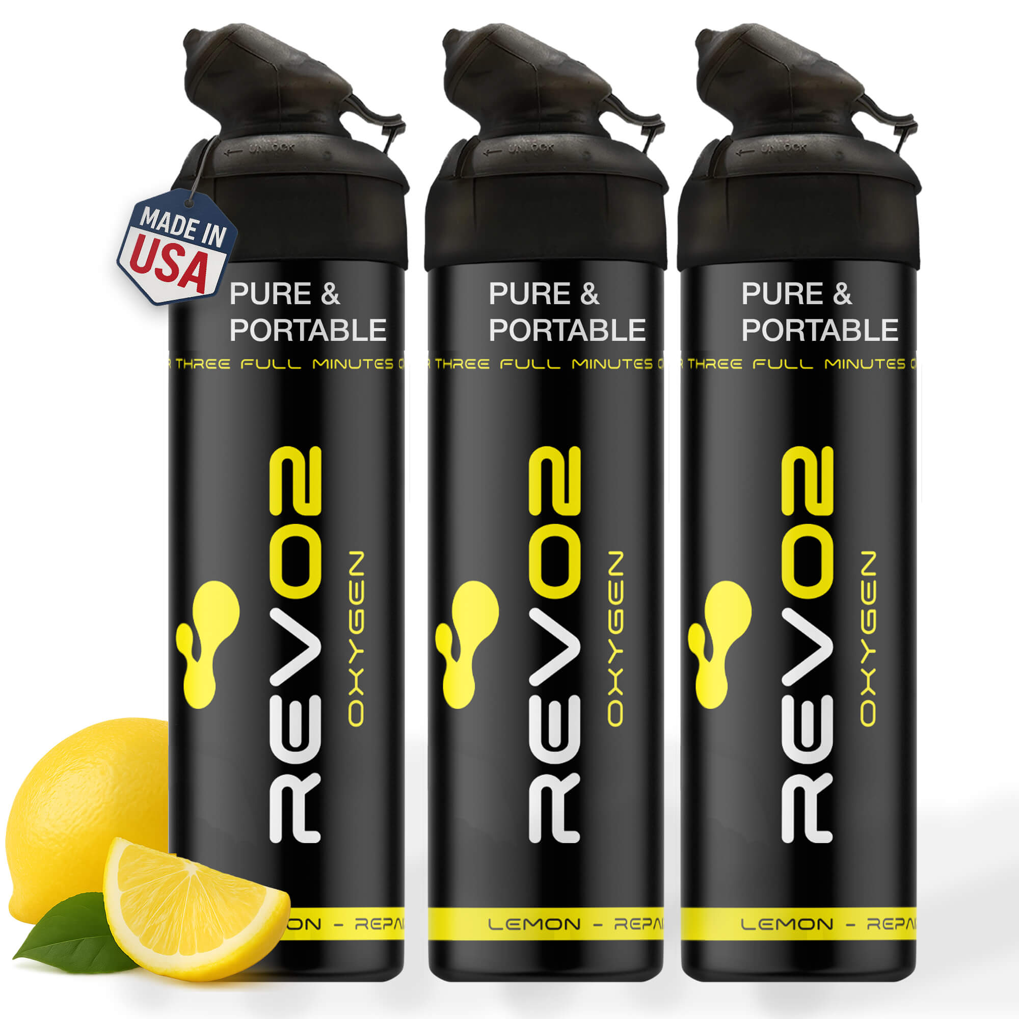 Lemon Oxygen 10L Large 3 Pack