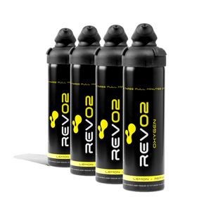 4 Pack Lemon Infused Canned Oxygen 