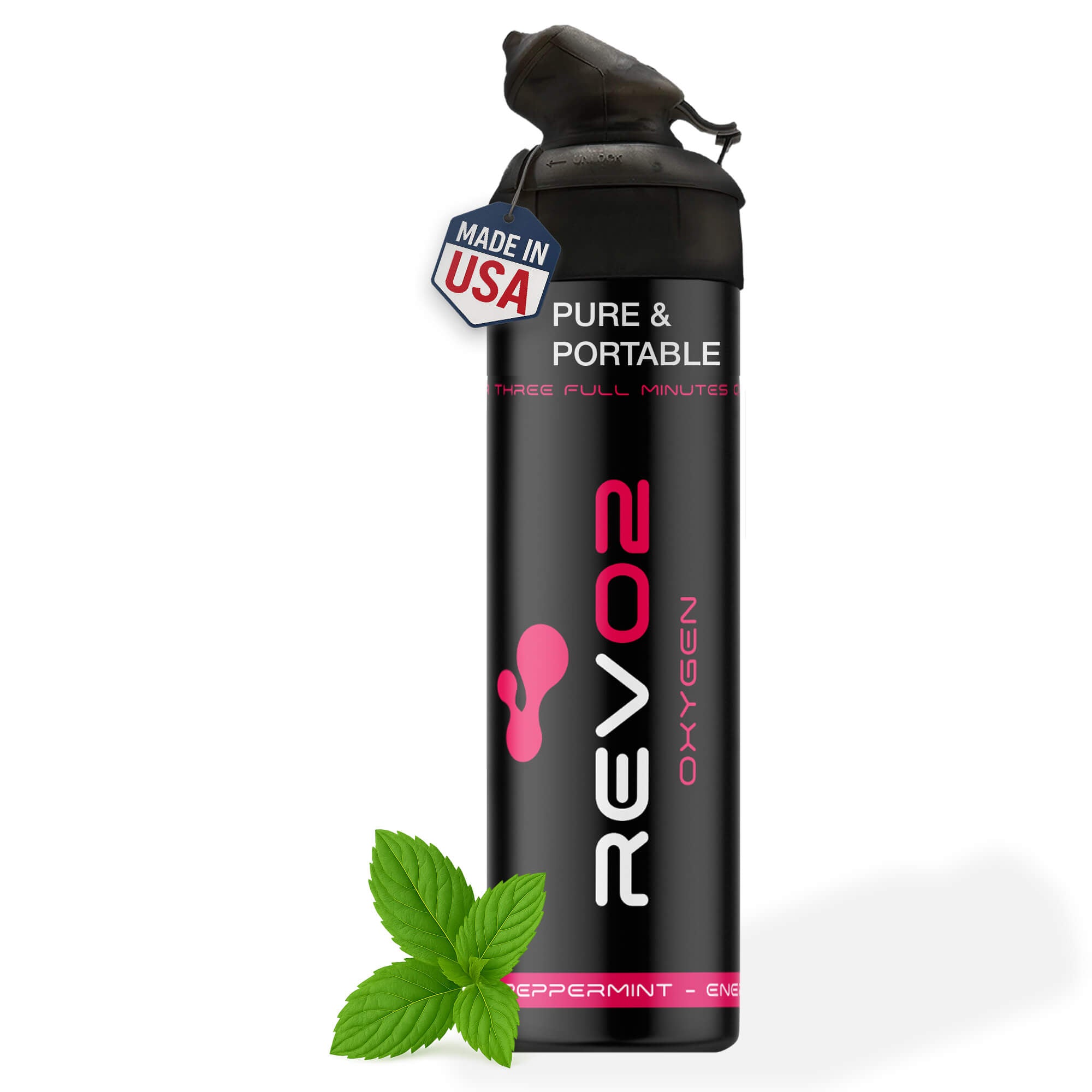 Peppermint Oxygen Cans to Boost Oxygen Levels & Energy - 10L Large